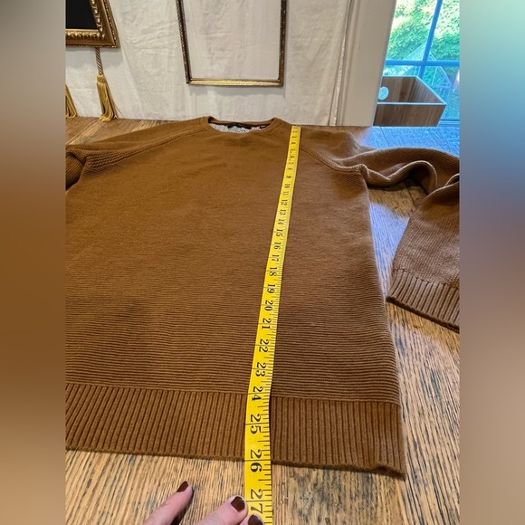 TED BAKER LONDON • Brown Textured Knit Sweater • Size 3 (M) - Picture 5 of 7